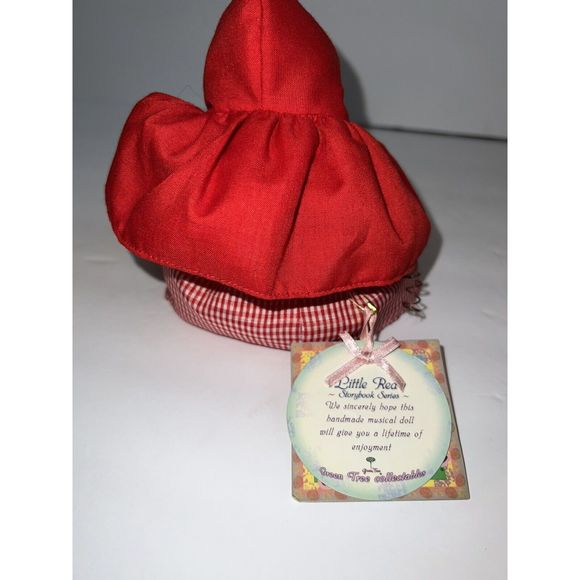 Green Tree Musical Little Red Riding Hood with Tags Plays Brahm's Lullaby - Picture 2 of 3